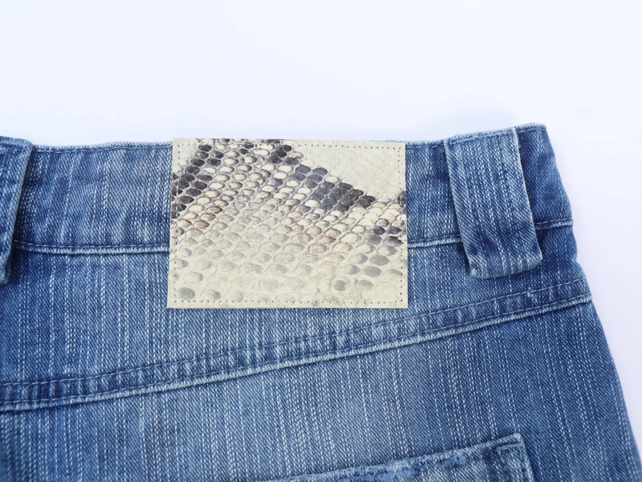 Vintage Blue Slub Denim - Image 5