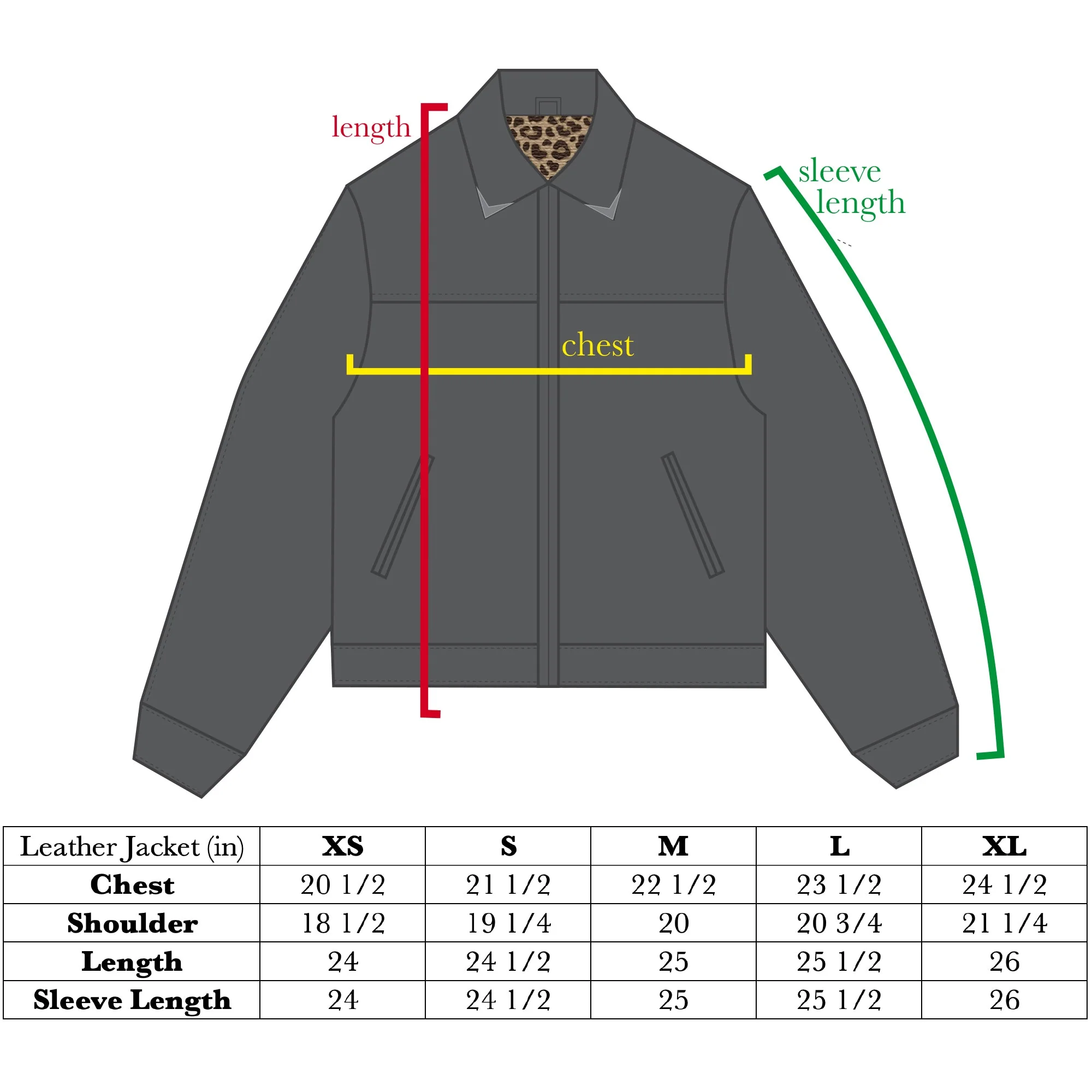 Leopard Leather Jacket - Image 8