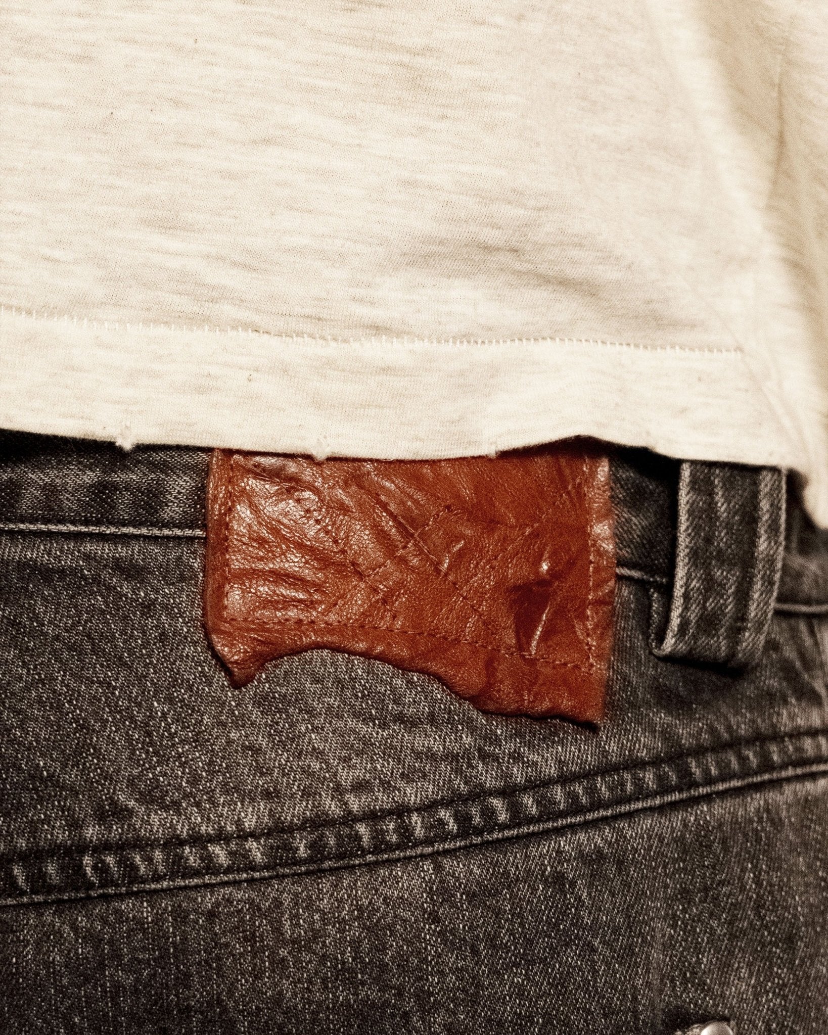 Black Repaired Selvedge Bootcut - Image 3