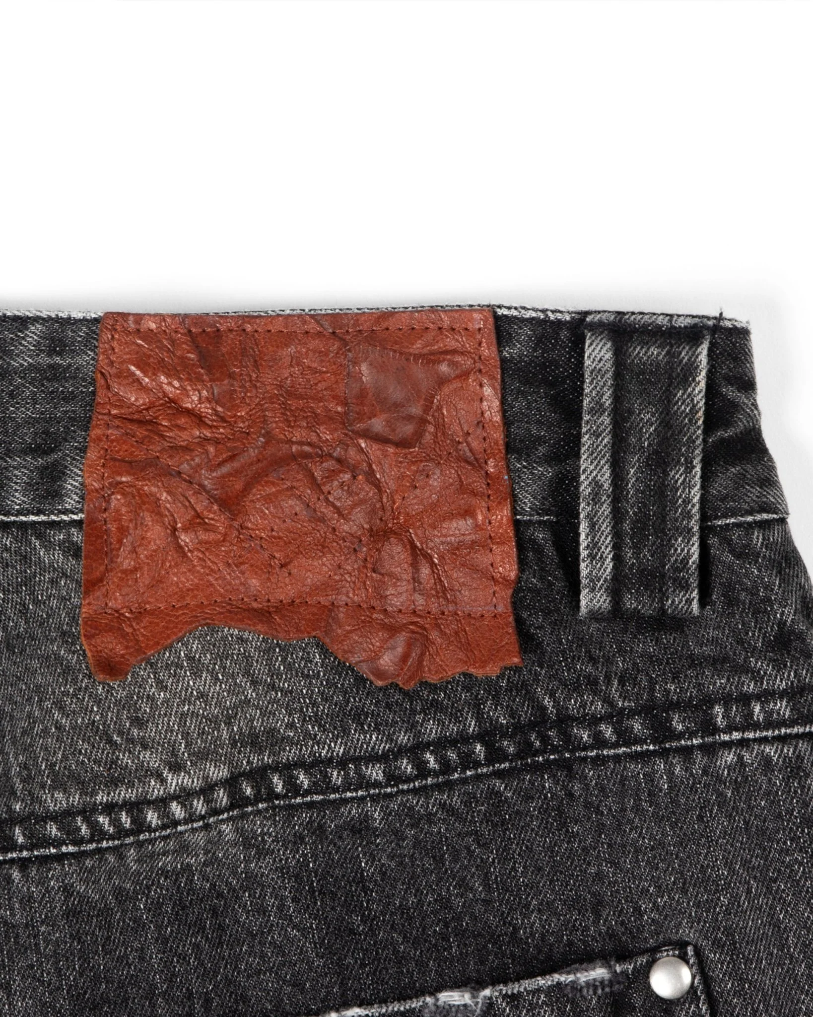 Black Repaired Selvedge Bootcut - Image 6