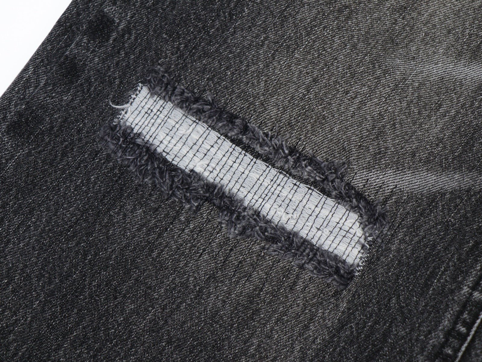 Black Repaired Selvedge Bootcut - Image 8