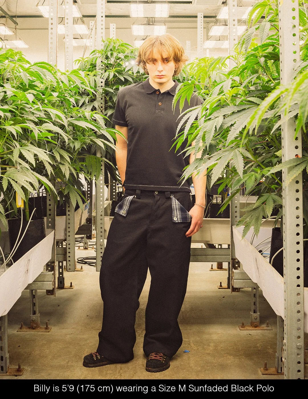 Sunfaded Black Polo - Image 4